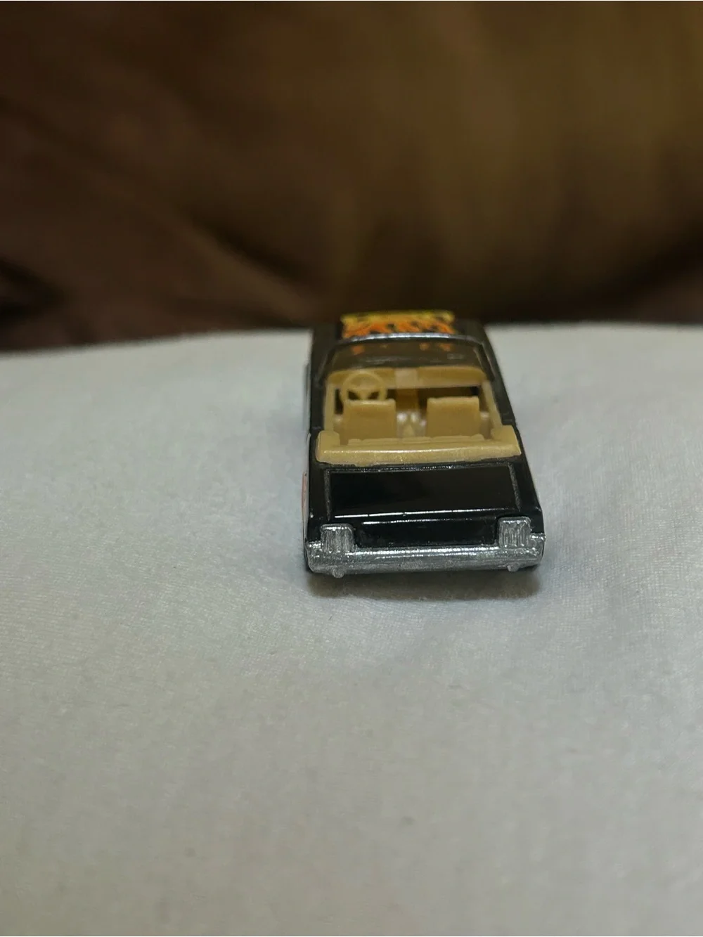 Hot Wheels '65 Black Mustang Convertible with Flames